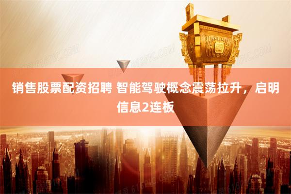 销售股票配资招聘 智能驾驶概念震荡拉升，启明信息2连板